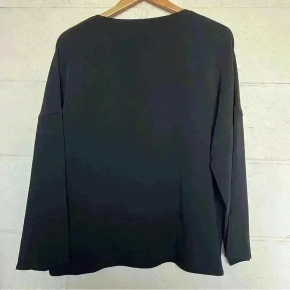 Helmet Lang Black Long Sleeve Top-Medium - Picture 2 of 5